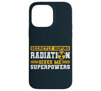 Hope Radiation Therapy Gives Me Superpowers Cancer Awareness Case for iPhone 14 Pro Max