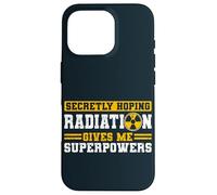Hope Radiation Therapy Gives Me Superpowers Cancer Awareness Case for iPhone 16 Pro