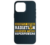 Hope Radiation Therapy Gives Me Superpowers Cancer Awareness Case for iPhone 16 Pro Max