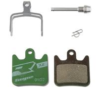 Hope Replacement X2 Disc Brake Pads, Pair - Racing Organic Grade Green Compound