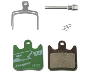 Hope Replacement X2 Disc Brake Pads, Pair - Racing Organic Grade Green Compound