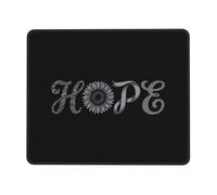 Hope Ribbon Sunflower Parkinson’S Disease Awareness Mouse Mat Non-Slip Mousepads Portable Mouse Pads For Pc Home Office 25X30Cm