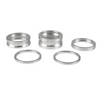 Hope Space Doctor Cycling Aluminium Headset Spacer Set - Silver