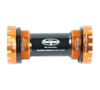 Hope Stainless Bottom Bracket Cups - 24mm Axle - 68/73mm Orange
