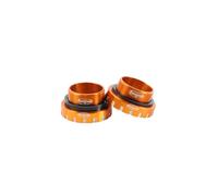 Hope Stainless Bottom Bracket Cups - 30mm Axle - Orange