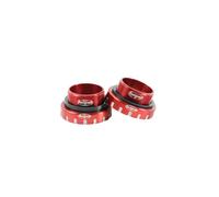 Hope Stainless Bottom Bracket Cups - 30mm Axle - Red