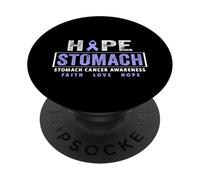 Hope Stomach Cancer - Warrior Stomach Cancer Awareness PopSockets Adhesive PopGrip