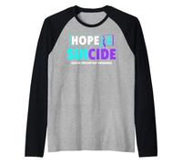 Hope Suicide Prevention Awareness Shirt - Suicide Prevention Raglan Baseball Tee