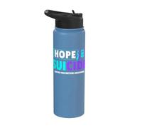 Hope Suicide Prevention Awareness Shirt - Suicide Prevention Stainless Steel Insulated Water Bottle