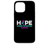 Hope Suicide Prevention Ribbon Depression Suicide Awareness Case for iPhone 13 Pro Max