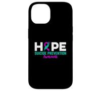 Hope Suicide Prevention Ribbon Depression Suicide Awareness Case for iPhone 14