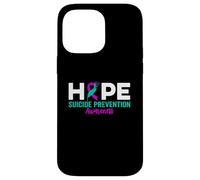 Hope Suicide Prevention Ribbon Depression Suicide Awareness Case for iPhone 14 Pro Max
