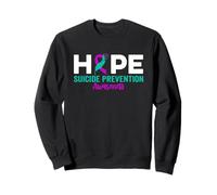 Hope Suicide Prevention Ribbon Depression Suicide Awareness Sweatshirt