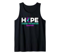 Hope Suicide Prevention Ribbon Depression Suicide Awareness Tank Top