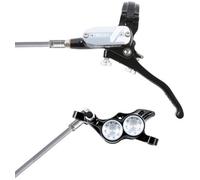 Hope Tech 4 E4 Brakes Braided No Rotor Black/Silver