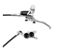 Hope Tech 4 E4 Hydraulic Disc Brake - Silver / BlackRear Left HandStandard Black