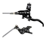 Hope Tech 4 Evo GR4 Braided Disc Brake - Black / Colours - Black / No Rotor / Right / Braided Hose