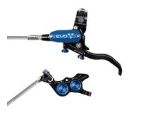 Hope Tech 4 Evo GR4 Braided Disc Brake - Black / Colours - Black / Blue / No Rotor / Right / Braided Hose
