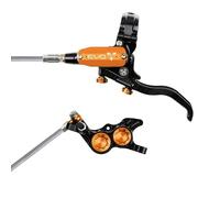 Hope Tech 4 EVO GR4 - Black/Orange - Braided - No Rotor R/H, Orange