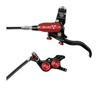 Hope Tech 4 EVO GR4 - Black/Red - Black Hose - No Rotor R/H, Red