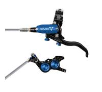 Hope Tech 4 Evo GR4 Braided Disc Brake - Black / Colours - Black / Blue / No Rotor / Right / Braided Hose