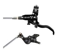 Hope Tech 4 Evo GR4 Braided Disc Brake - Black / Colours - Black / No Rotor / Left / Braided Hose