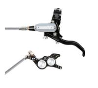Hope Tech 4 Evo GR4 Braided Disc Brake - Black / Colours - Black / Silver / No Rotor / Right / Braided Hose