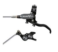 Hope Tech 4 Evo GR4 Braided Disc Brake - Black / Colours - Black / Smoke / No Rotor / Left / Braided Hose