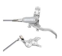 Hope Tech 4 Evo GR4 Braided Disc Brake - Silver / Colours - Silver / No Rotor / Left / Braided Hose
