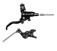 Hope Tech 4 EVO GR4 Hydraulic Disc Brake - Black / BlackFront Right HandBraided