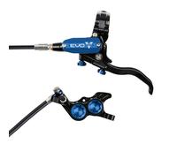 Hope Tech 4 EVO GR4 Hydraulic Disc Brake - Black/Blue, Rear L/Hand, Standard