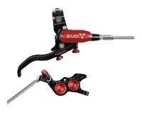 Hope Tech 4 EVO GR4 Hydraulic Disc Brake - Black / RedFront Right HandBraided