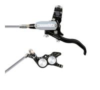 Hope Tech 4 EVO GR4 Hydraulic Disc Brake - Black / SilverRear Left HandBraided