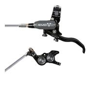 Hope Tech 4 EVO GR4 Hydraulic Disc Brake - Black / SmokeRear Left HandBraided