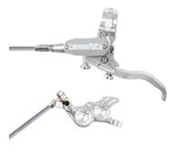 Hope Tech 4 EVO GR4 Hydraulic Disc Brake - Silver / SilverRear Left HandBraided