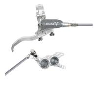 Hope Tech 4 EVO GR4 Hydraulic Disc Brake - Silver / SmokeFront Right HandBraided