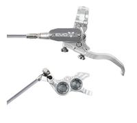 Hope Tech 4 EVO GR4 Hydraulic Disc Brake - Silver / SmokeRear Left HandBraided