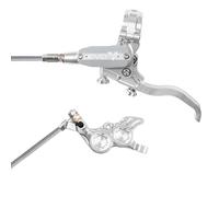 Hope Tech 4 EVO GR4 - Silver/Silver - Braided - No Rotor Left