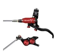 Hope Tech 4 Evo TR4 Braided Disc Brake - Black / Colours - Black / Red / No Rotor / Left / Braided Hose