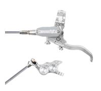Hope Tech 4 Evo TR4 Braided Disc Brake - Silver / Colours - Silver / No Rotor / Left / Braided Hose