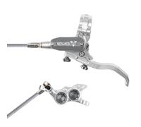 Hope Tech 4 Evo TR4 Braided Disc Brake - Silver / Colours - Silver / Smoke / No Rotor / Right / Braided Hose