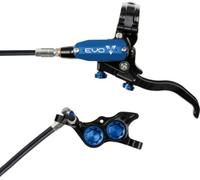 Hope Tech 4 EVO TR4 Brakes No Rotor Black/Blue | Black Hose