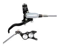 Hope Tech 4 EVO TR4 Hydraulic Disc Brake - Black / SilverFront Right HandBraided