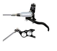 Hope Tech 4 EVO TR4 Hydraulic Disc Brake - Black / SilverRear Left HandBraided