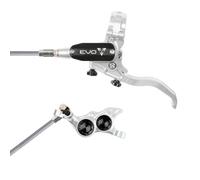 Hope Tech 4 EVO TR4 Hydraulic Disc Brake - Silver / BlackRear Left HandBraided