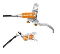 Hope Tech 4 EVO TR4 Hydraulic Disc Brake - Silver / OrangeRear Left HandStandard