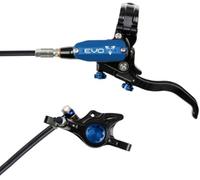 Hope Tech 4 EVO X2 Brakes No Rotor Black/Blue | Black Hose