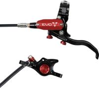 Hope Tech 4 EVO X2 Brakes No Rotor Black/Red | Black Hose