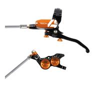 Hope Tech 4 V4 Brake Lever/Calliper Black/Orange