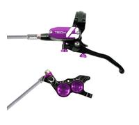 Hope Tech 4 V4 Brakes Braided No Rotor Black/Blue